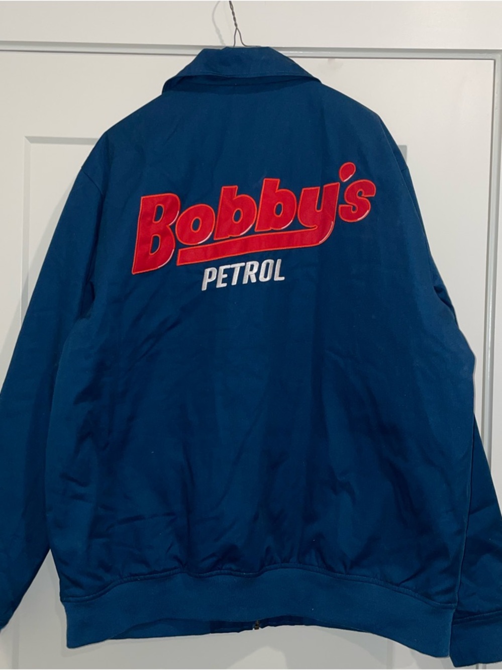 Bobby's Petrol Blue Patchwork Racing Jacket - Picture 2 of 5